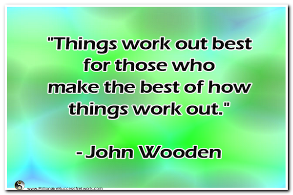Millionaire Success Network Inspired Living Quote