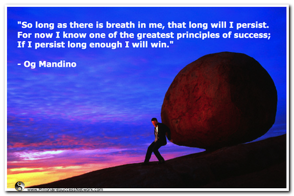 Millionaire Success Network Inspired Living Quote