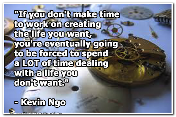 Millionaire Success Network Inspired Living Quote