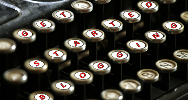 Get Started Blogging Keyboard