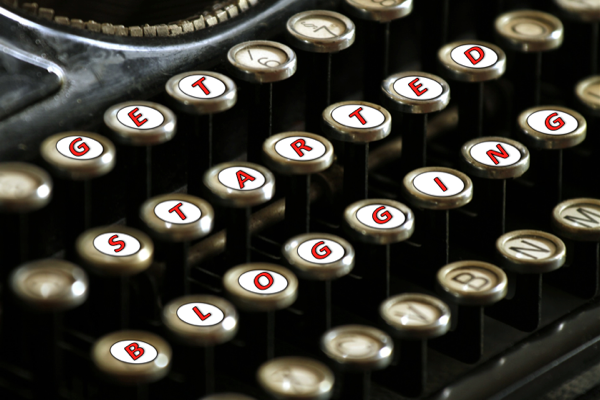 Get Started Blogging Keyboard