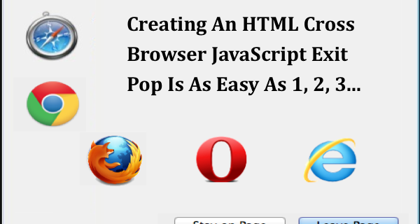 MSN Cross Browser JavaScript Exit Pop